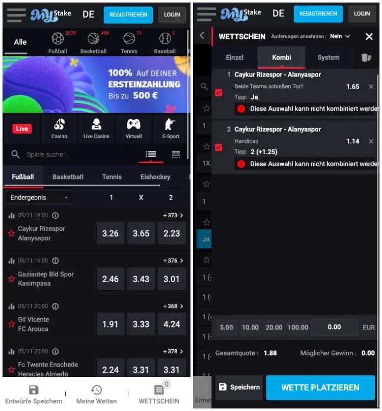 MyStake Képernyőkép 2